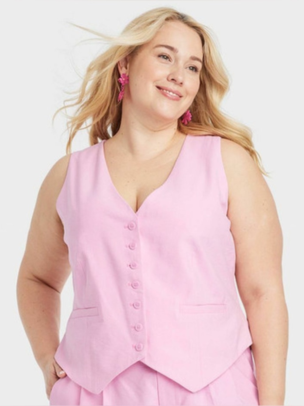 A New Day Tailored Button-down Vest